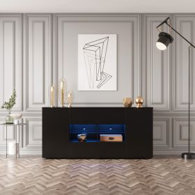 Side cabinet; side cabinet for living room and bedroom; double-door cabinet