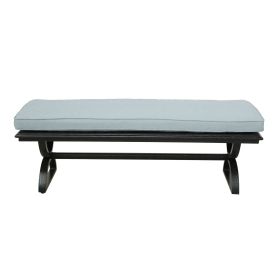 Dining Bench (Color: Light Blue)