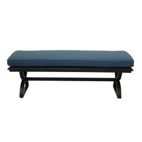Dining Bench (Color: Blue)