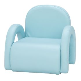 Children's Sofa Rainbow Section  Sky Blue XH (specification: Single Sofa)